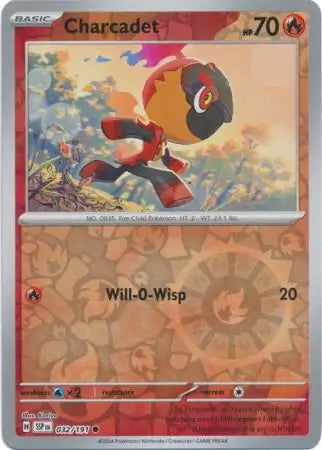 Surging Sparks Charcadet #32/191 reverse holo